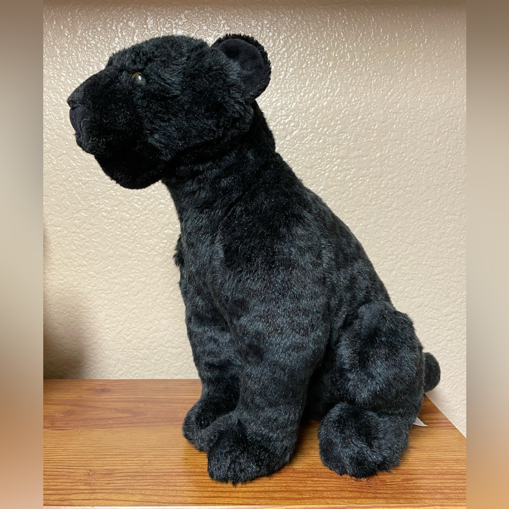 Disney Jungle Book Bagheera Black Panther Sitting Plush